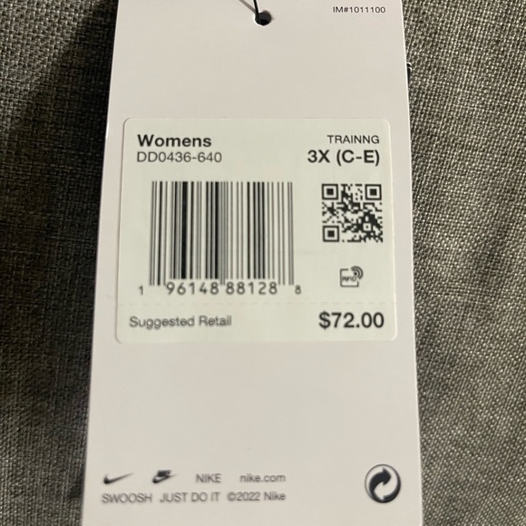 3X (C-E) Pink Nike Sports Bra MSRP$72 - Picture 3 of 3